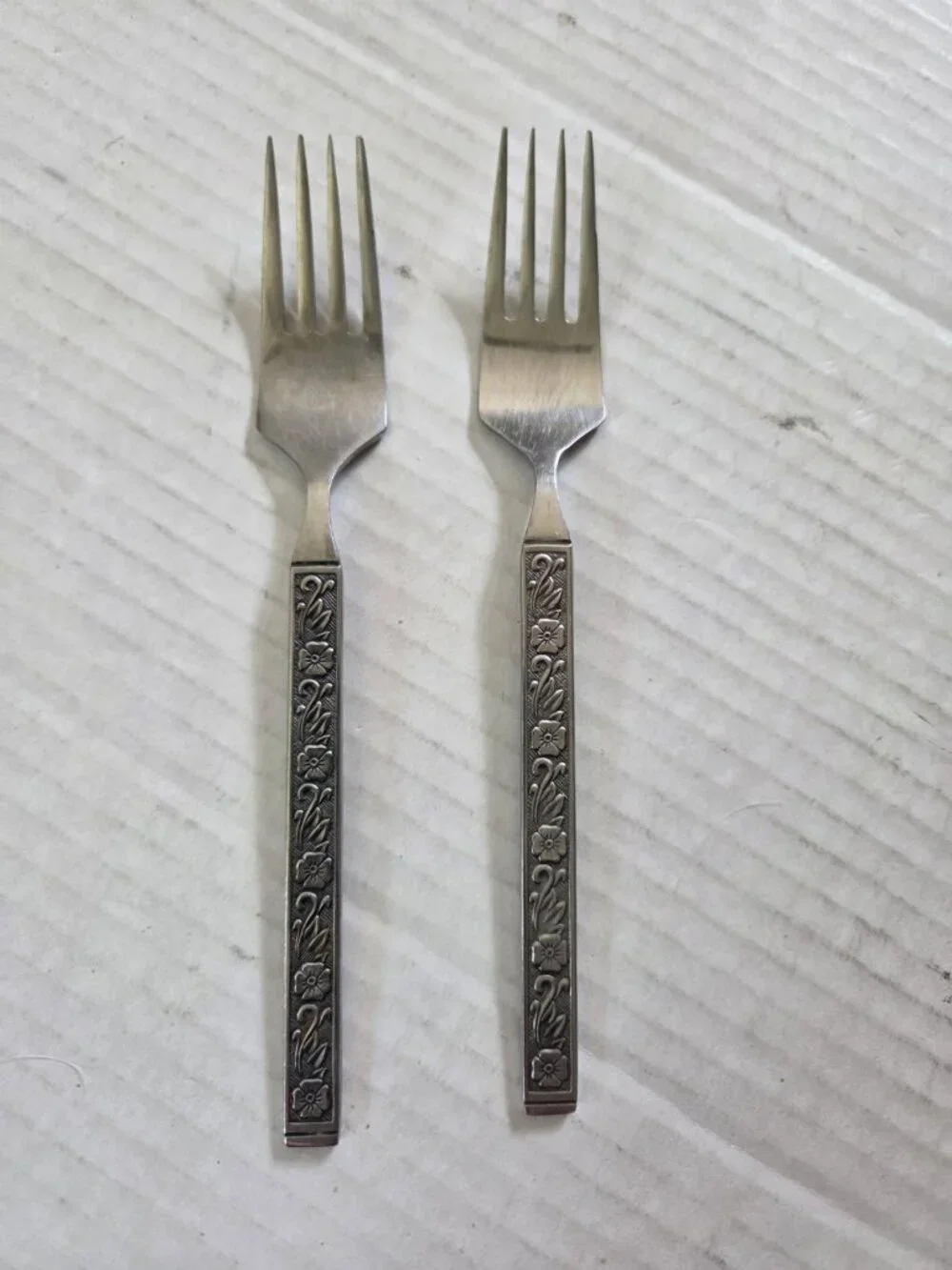 Gold Standard Night Blossom Salad Forks Set of 2 Japan Flowers